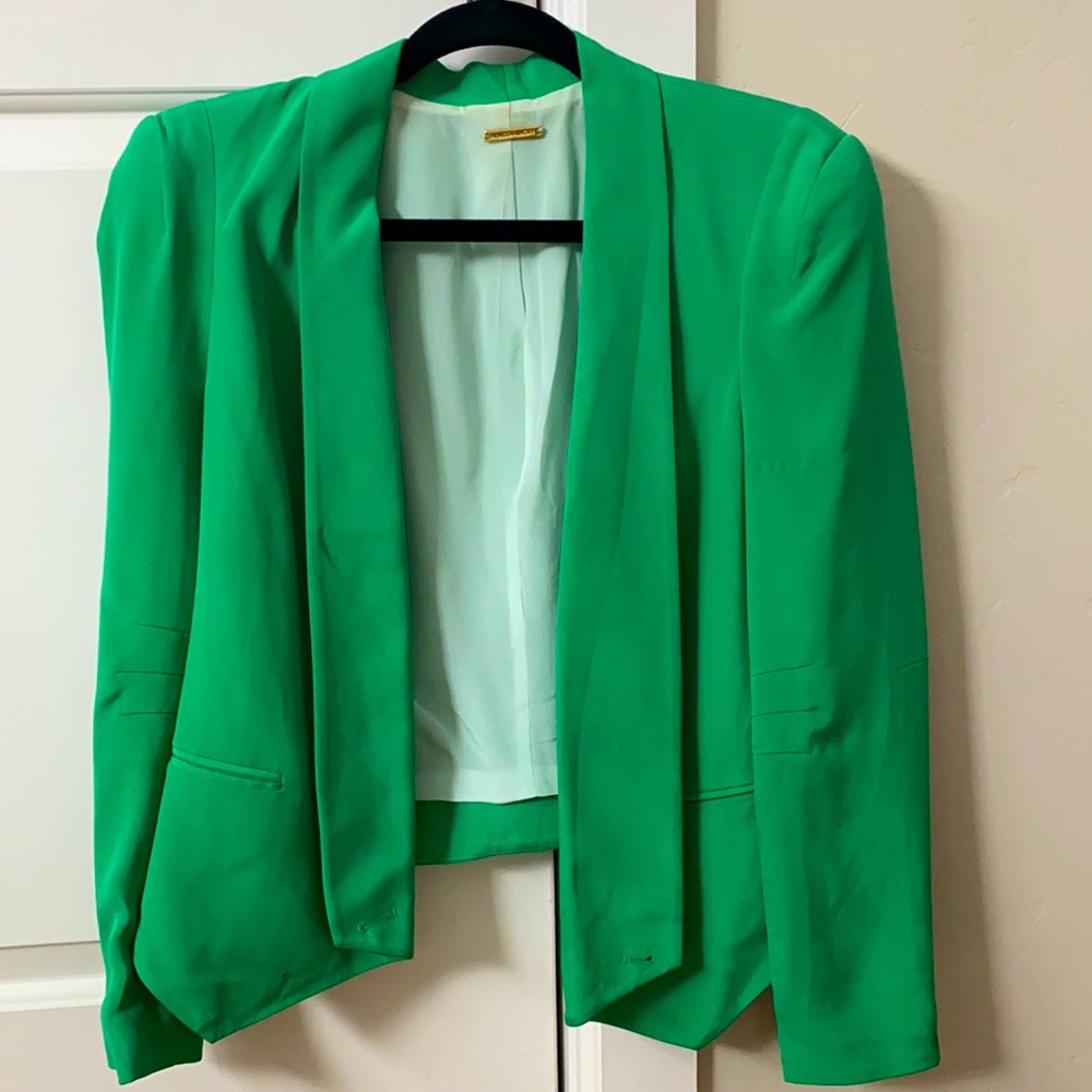 Rebecca Minkoff Green Blazer (size 4)